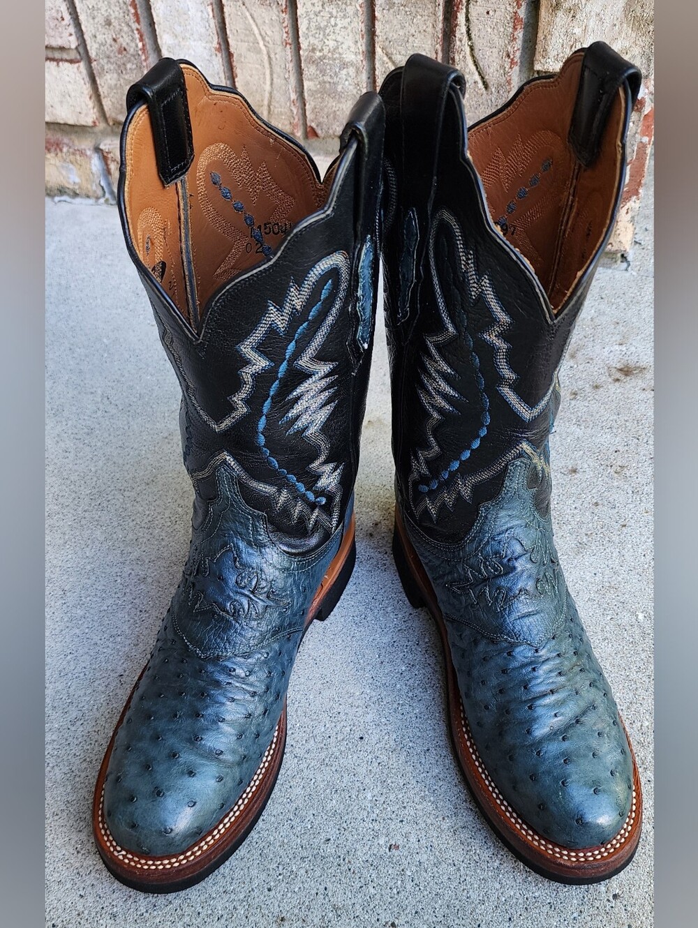 Lucchese 2000 Ostrich Boots
